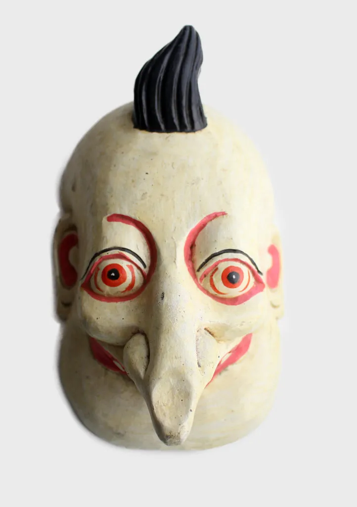 Wooden Joker Wall Hanging Decor Mask