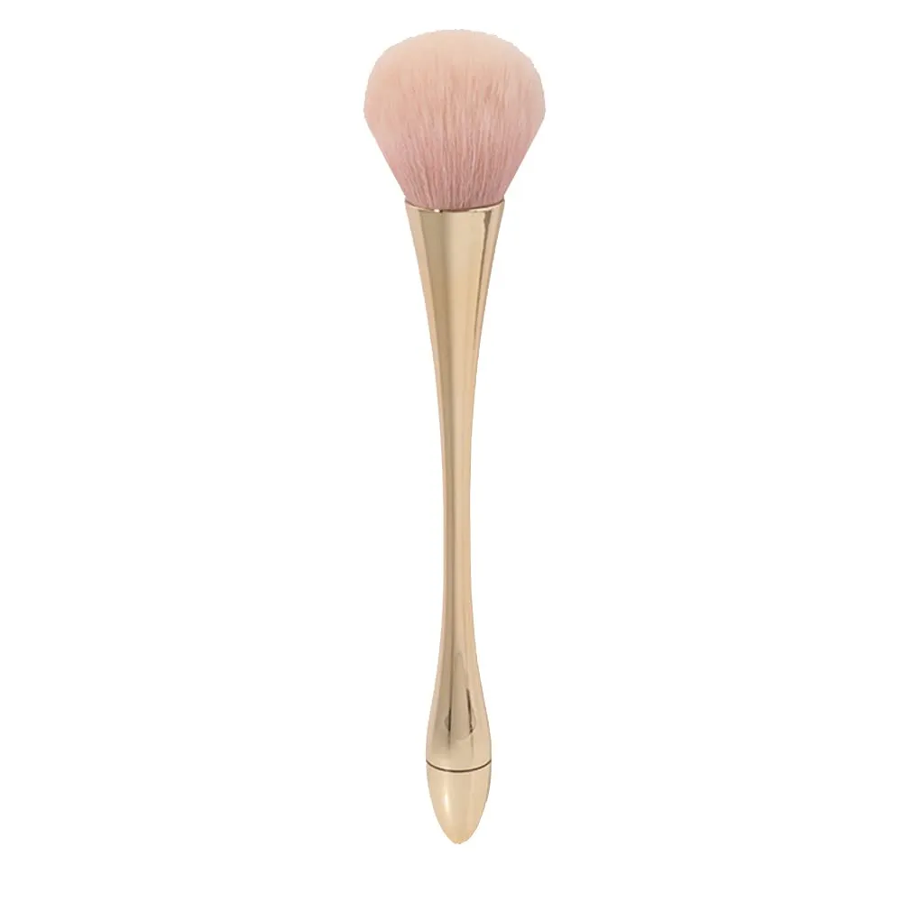 Xiaoman Waist Blush Brush Single Makeup Brush Plastic Handle Nylon Fiber Hair Portable Explosion Models Beauty Tools Makeup Loose Powder Brush Gold Honey Powder Brush Large Soft Hair Makeup Brush (Gold)