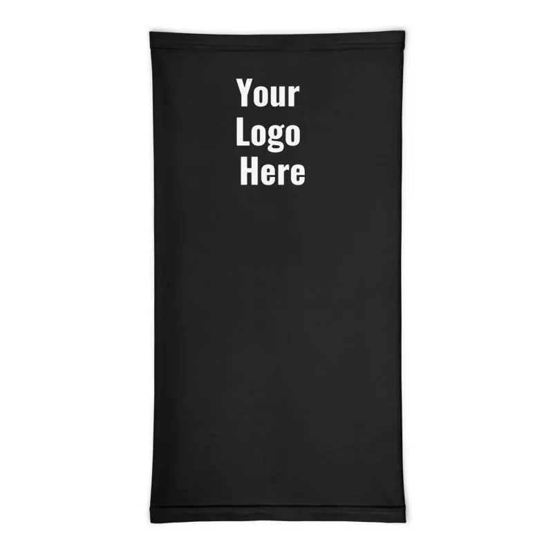 Your Custom Logo Face Mask, Personalized Face Covering Bandana Neck Gaiter Face Shield