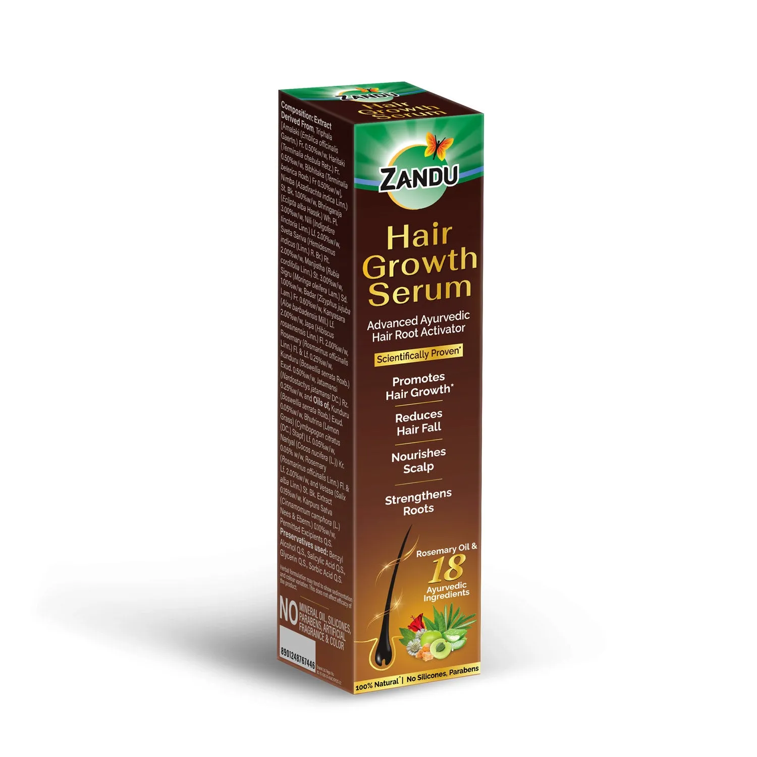 Zandu Ayurvedic Hair Growth Serum (200ml)