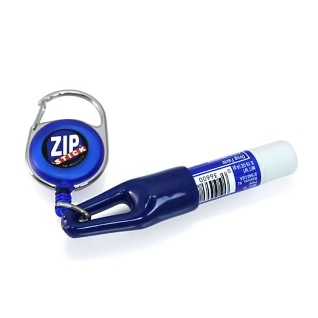 Zip Stick Retractable Lip Balm Holder - Pink